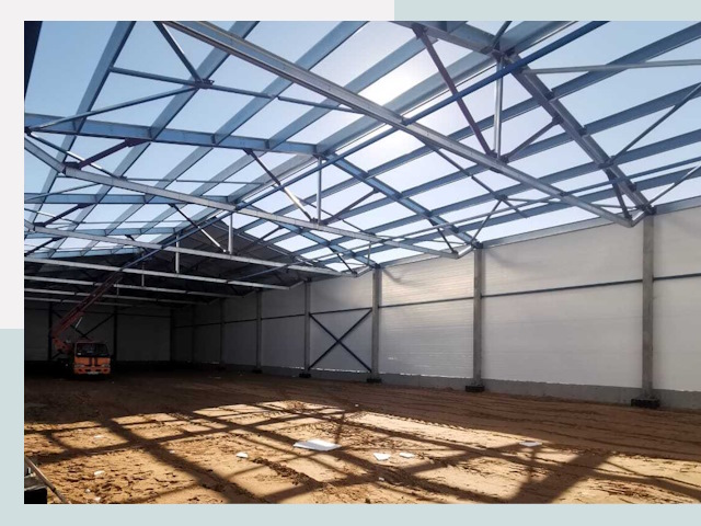 Строительство сенохранилищ в Ярцеве