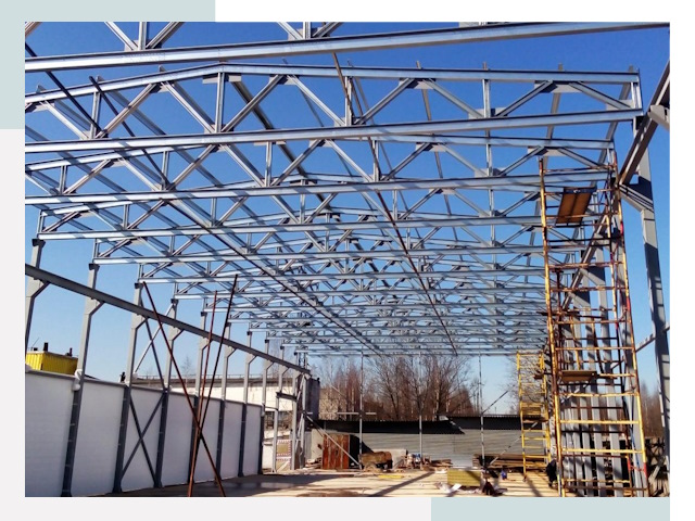 Строительство цехов в Ярцево от 610 руб. под ключ