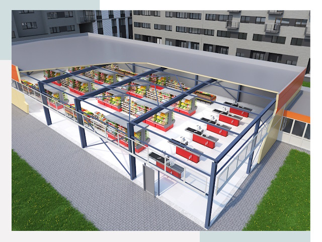 Строительство магазинов в Ярцево от 610 руб. за м²