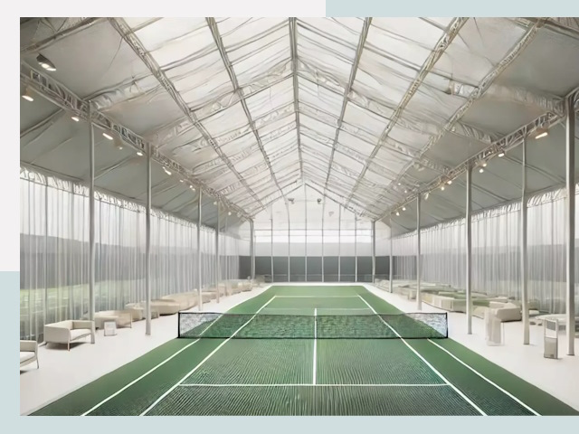 Строительство теннисных кортов в Ярцеве