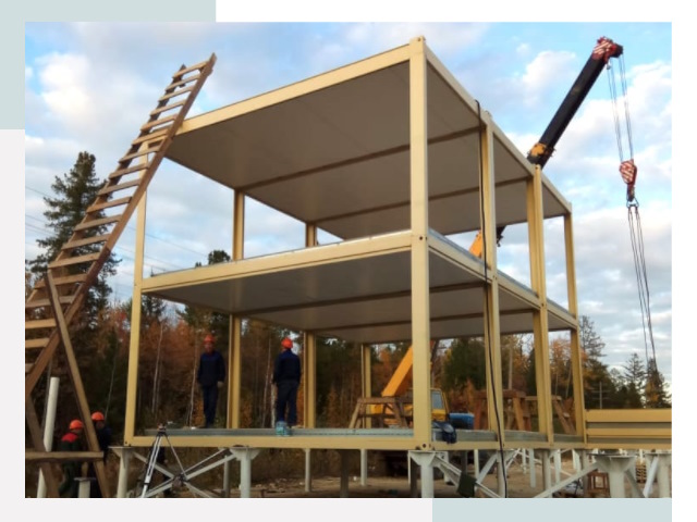 Строительство модульных здания Ярцево