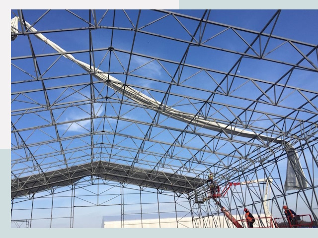 Шатровые ангары от 610 руб. в Ярцеве и Смоленской области