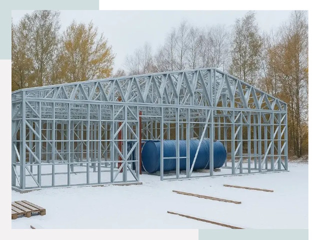 Металлические ангары в Ярцеве