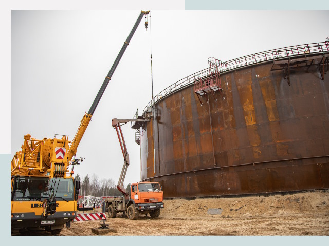 Монтаж резервуаров в Ярцеве от 610 руб. за м³