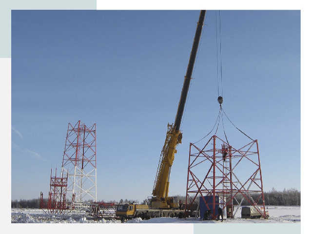 Монтаж вышек связи в Ярцеве