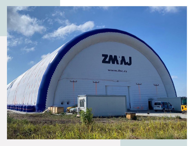 Брендирование ангаров в Ярцеве