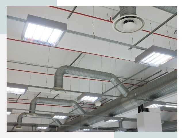 Вентиляция ангаров в Ярцеве