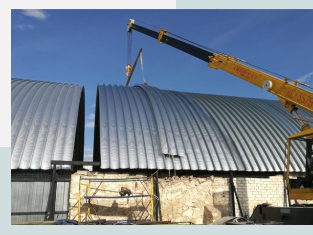 Реконструкция ангаров в Ярцеве от 610 руб.