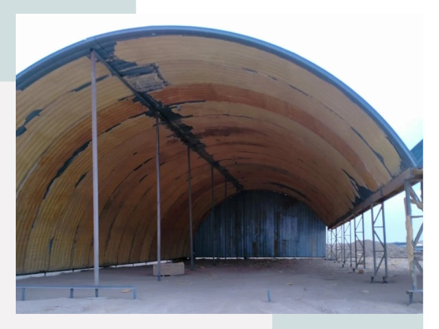 Реконструкция ангаров в Ярцеве