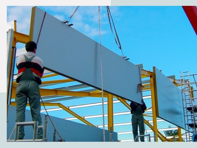 Монтаж сэндвич-панелей в Ярцеве от 610 руб.