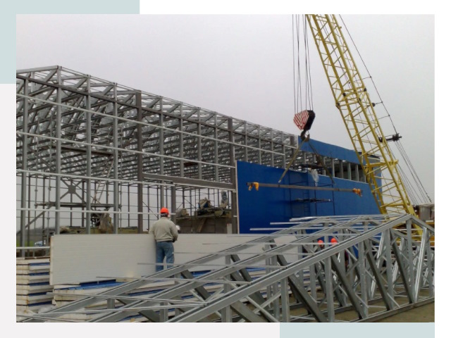 Монтаж ангаров в Ярцеве