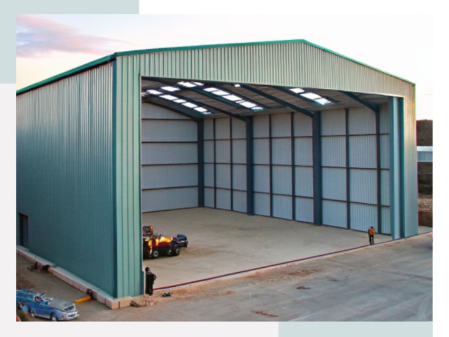 Строительство ангаров в Ярцеве